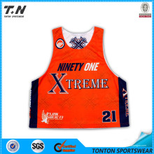 Atacado baratos Sublimation Lacrosse Camisas